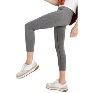 Madewell MWL Form High Rise Leggings Heather Charcoal Gray Workout Activewear 25